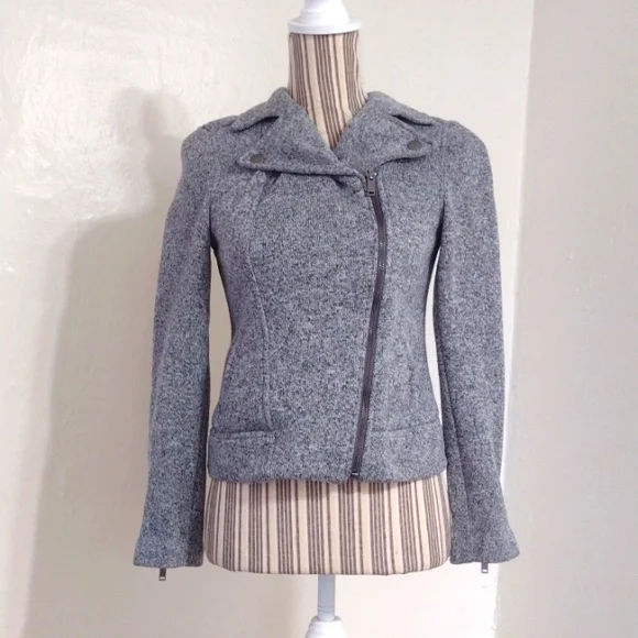 Old Navy Gray Women's Jacket - Picture 6 of 10